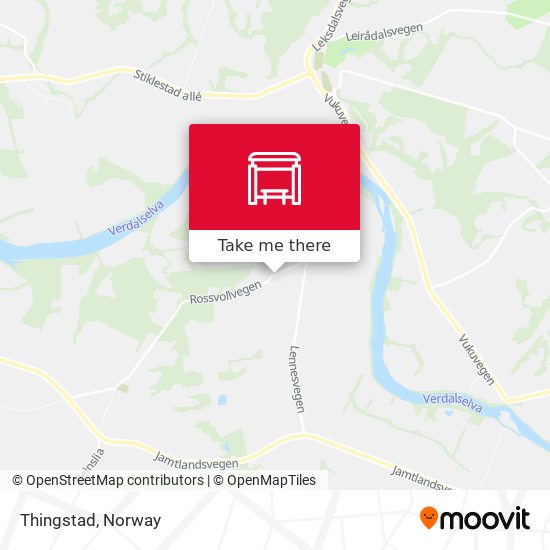 Thingstad map