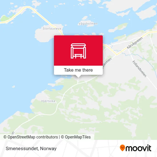 Smenessundet map
