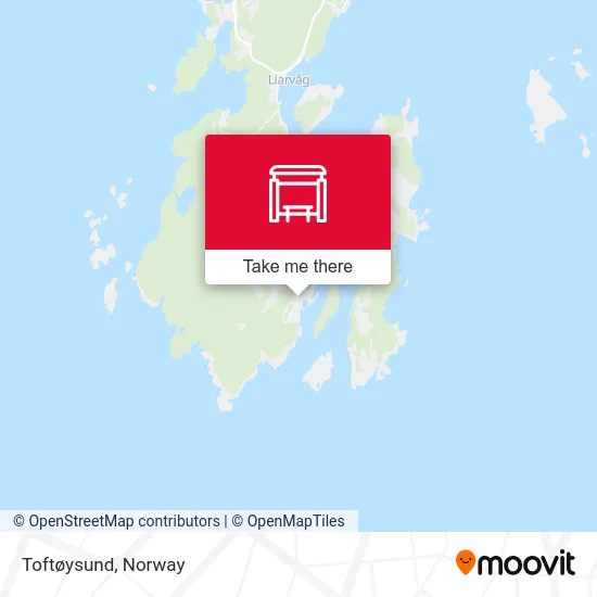 Toftøysund map
