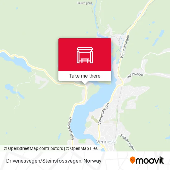 Drivenesvegen/Steinsfossvegen map