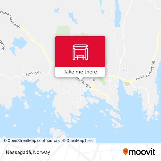 Nessagadå map