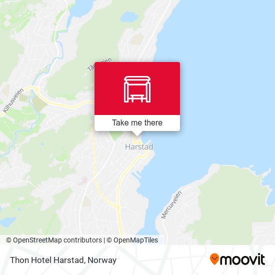 Thon Hotel Harstad map