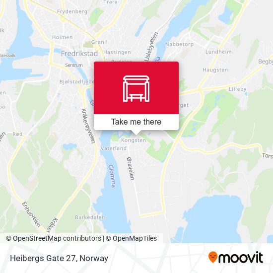 Heibergs Gate 27 map