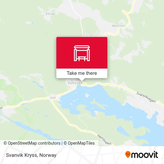 Svanvik Kryss map