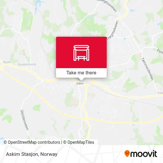 Askim Stasjon map