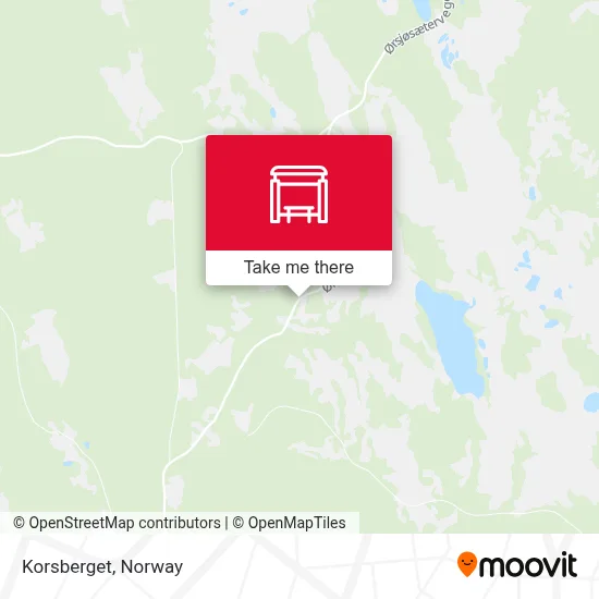 Korsberget map