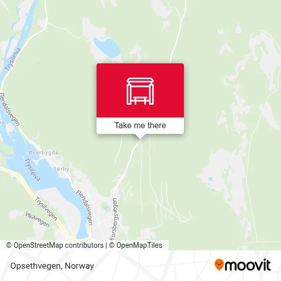 Opsethvegen map
