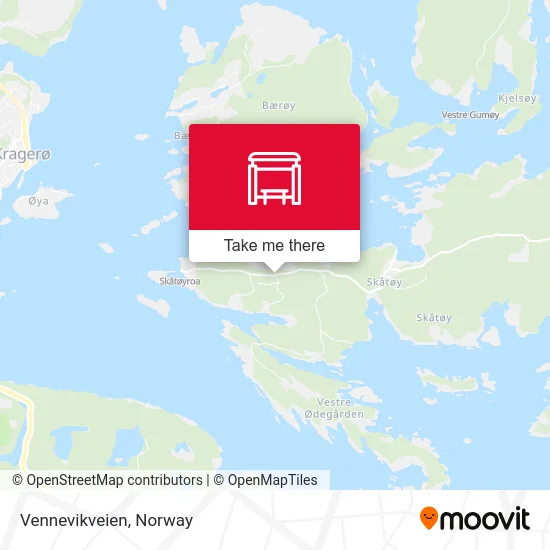 Vennevikveien map