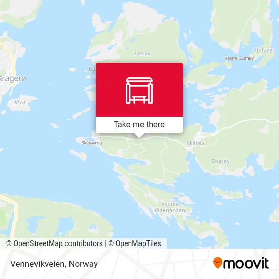 Vennevikveien map