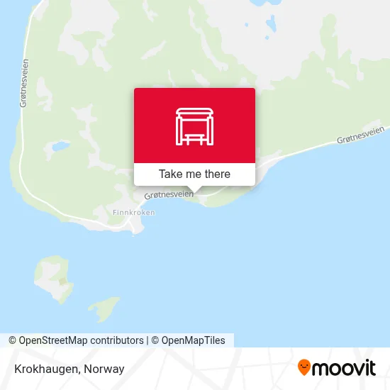 Krokhaugen map