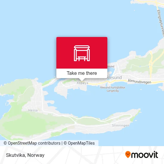 Skutvika map