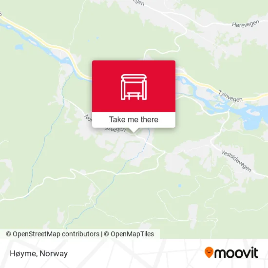 Høyme map