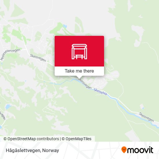 Hågåslettvegen map