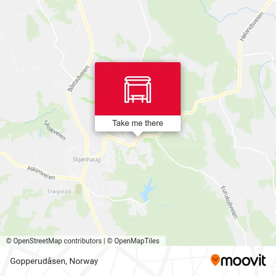 Gopperudåsen map