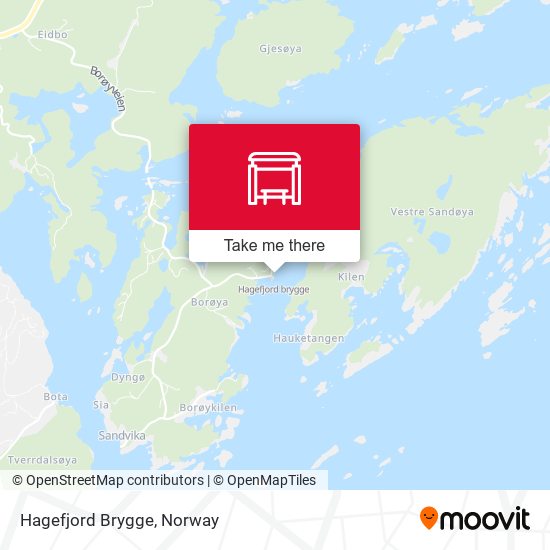 Hagefjord Brygge map