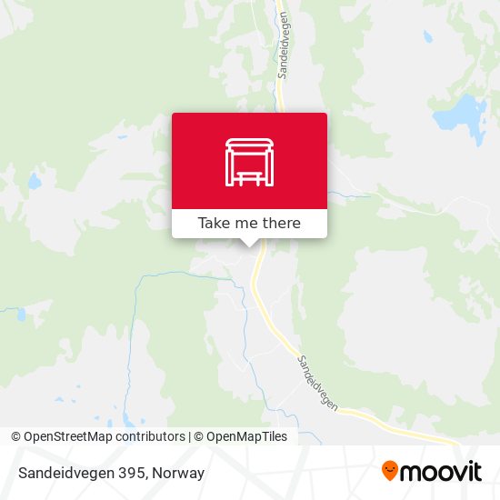 Sandeidvegen 395 map