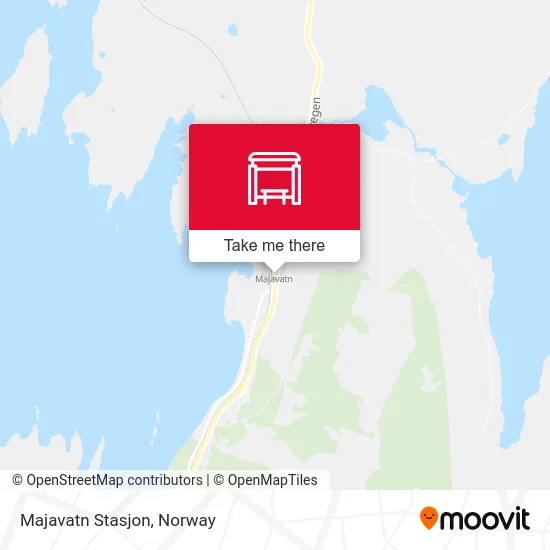 Majavatn Stasjon map