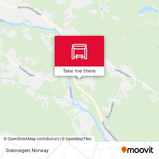 Svøovegen map