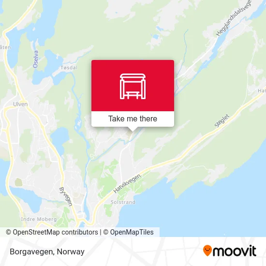 Borgavegen map