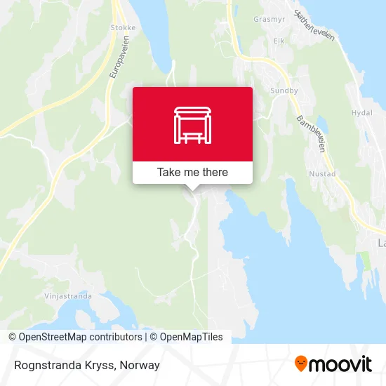 Rognstranda Kryss map