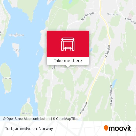 Torbjørnrødveien map