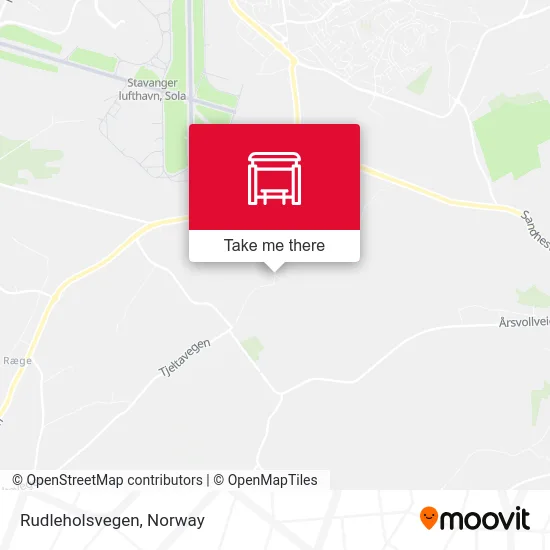 Rudleholsvegen map