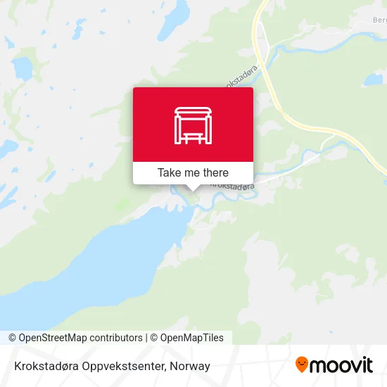 Krokstadøra Oppvekstsenter map
