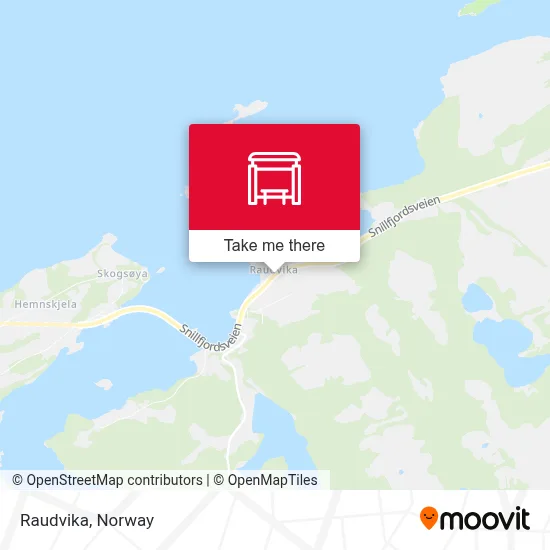 Raudvika map