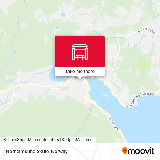 Norheimsund Skule map
