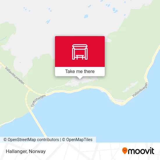Hallanger map