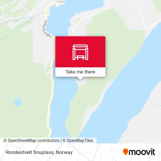Rondestveit Snuplass map