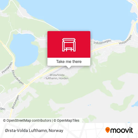 Ørsta-Volda Lufthamn map