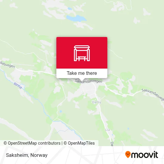Saksheim map