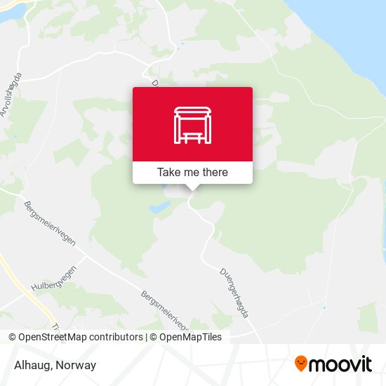 Alhaug map