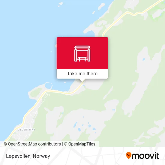 Løpsvollen map