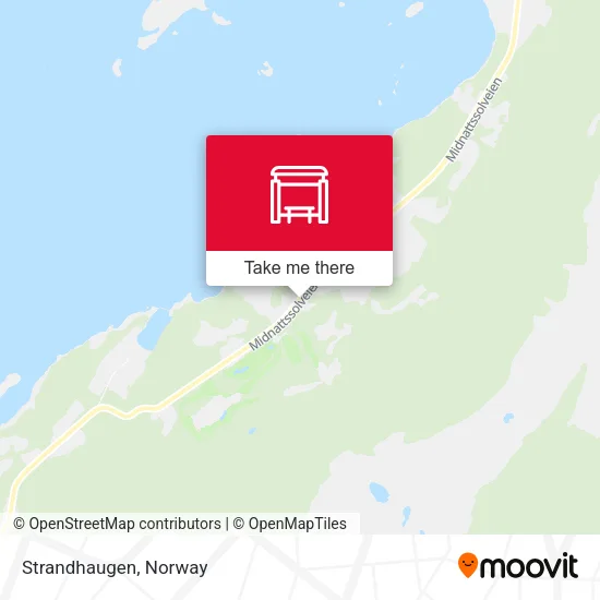 Strandhaugen map