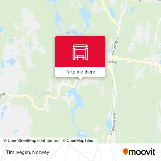 Timlivegen map