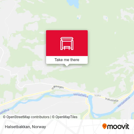 Halsetbakkan map