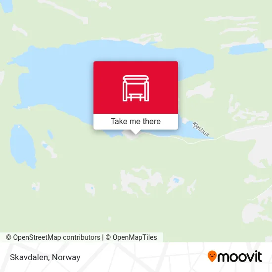 Skavdalen map