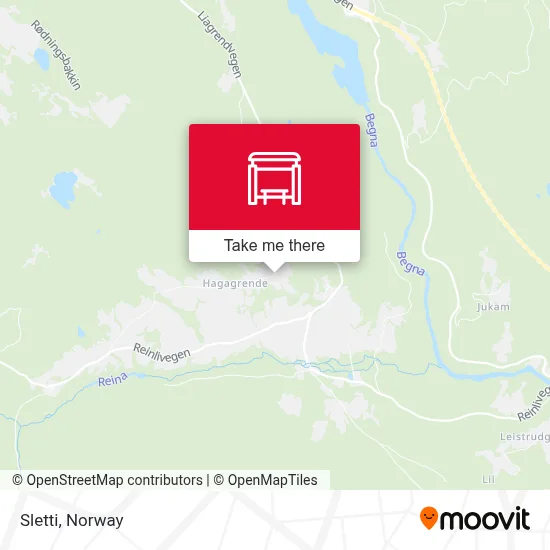 Sletti map