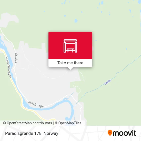 Paradisgrende 178 map