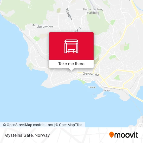 Øysteins Gate map