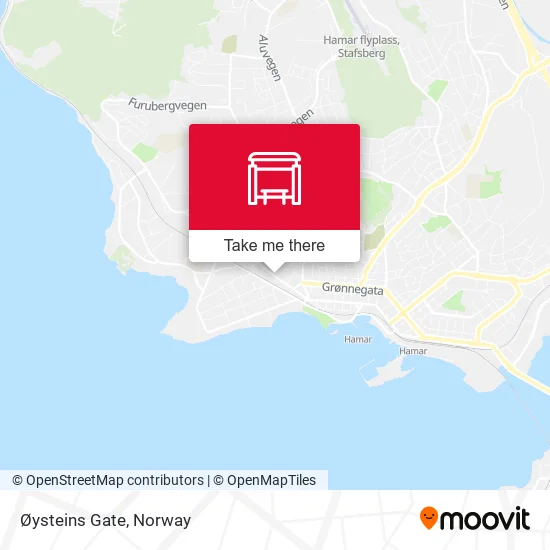 Øysteins Gate map