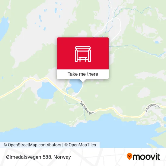 Ølmedalsvegen 588 map