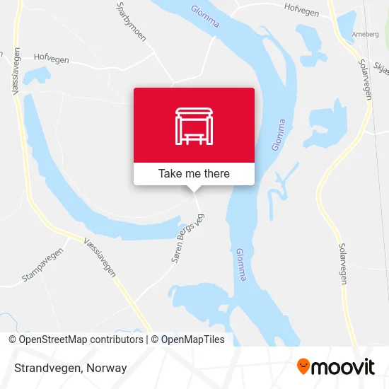 Strandvegen map