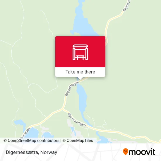 Digernessætra map