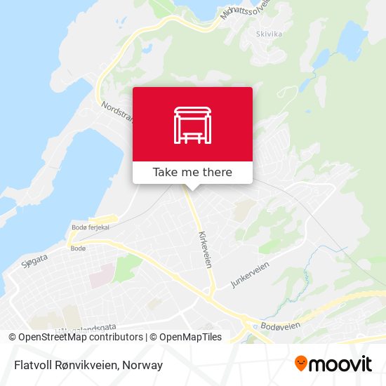 Flatvoll Rønvikveien map