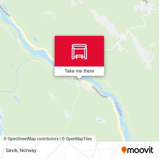 Søvik map