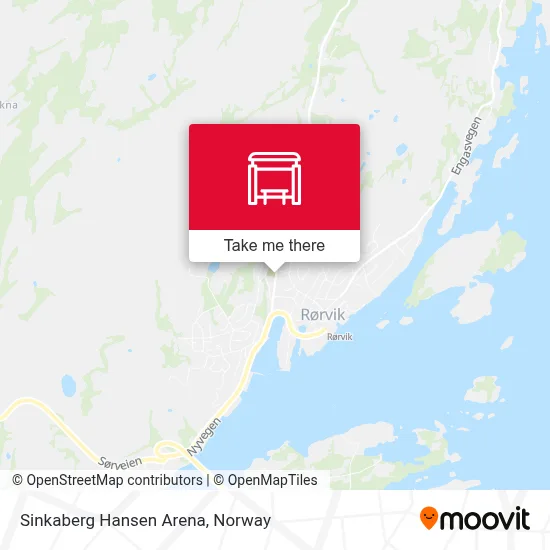 Sinkaberg Hansen Arena map