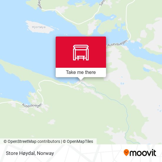 Store Høydal map